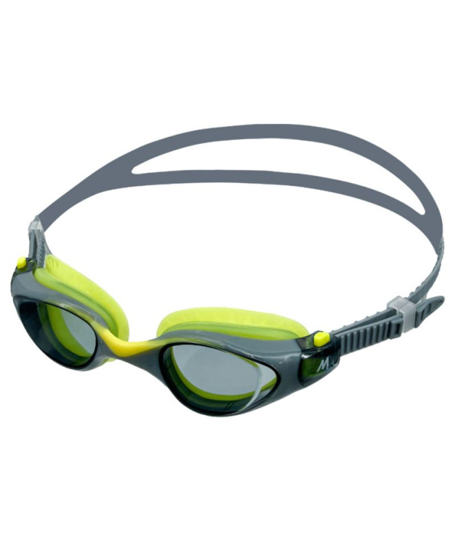 Gafas de Natación Mosconi Accelerator Gris Medio /Amarillo Neon