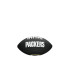Balón de Fútbol Americano Wilson Mini Nfl Team Soft Touch Fb Bl Gb Infantil Negro/