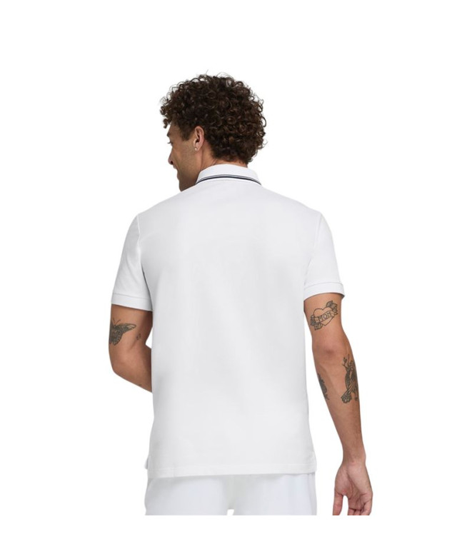 Polo de Pádel Wilson Équipe Pique Blanc Homme