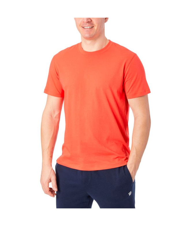 Camiseta de Pádel Wilson Team Graphic Rojo Hombre