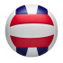 Balle de Volley-ball Wilson Nova Light Vb Blanc/Rouge/Marine