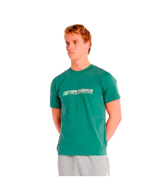 Camiseta de Fitness New Balance Atletismo Profissional Homem Dkj