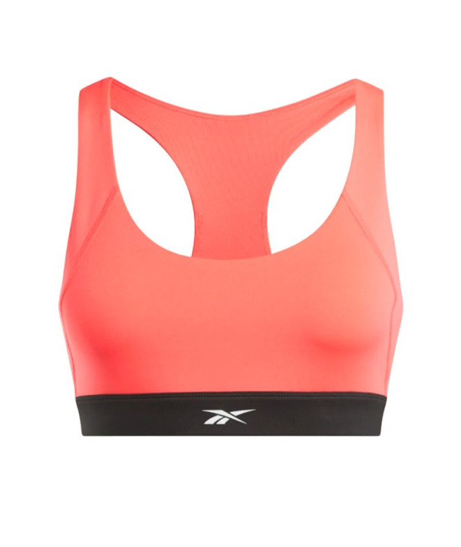 Sujetador Deportivo Reebok Id Train Racer Bra Mujer Coral