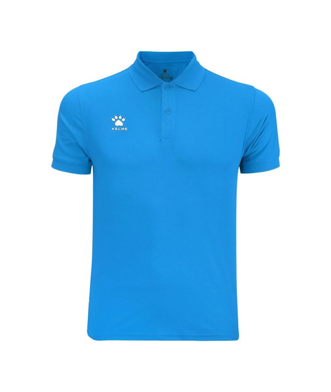 Polo de Fútbol Kelme Short Sleeve Polo Hombre Azul Neon