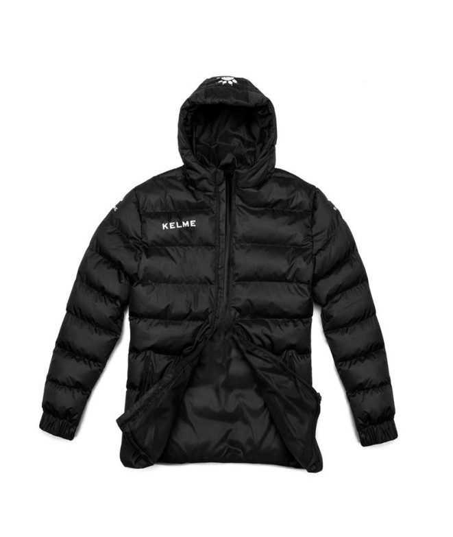 Casaco de Futebol Kelme Parka Inverno Homem Preto
