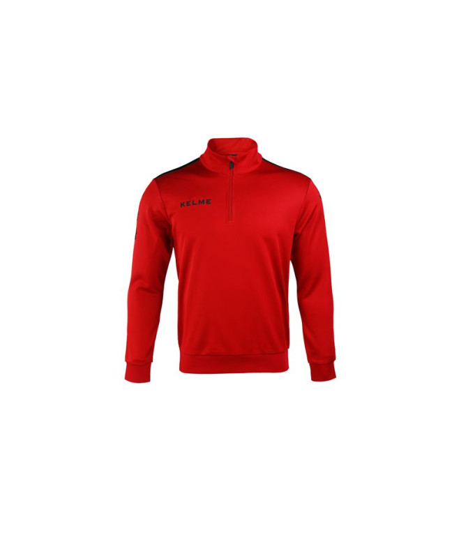 Moletom de Futebol Kelme Moletom New Lince Homem Vermelho e Preto