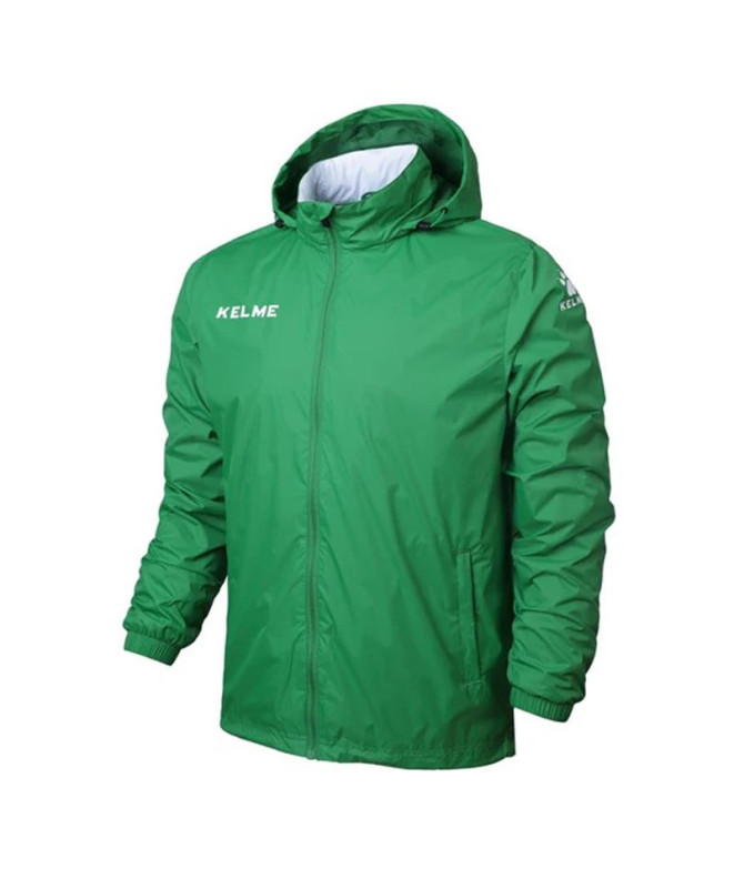 Chubasquero de Fútbol Kelme Rain Street Infantil Verde