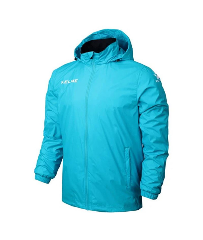 Chubasquero de Fútbol Kelme Rain Street Infantil Celeste