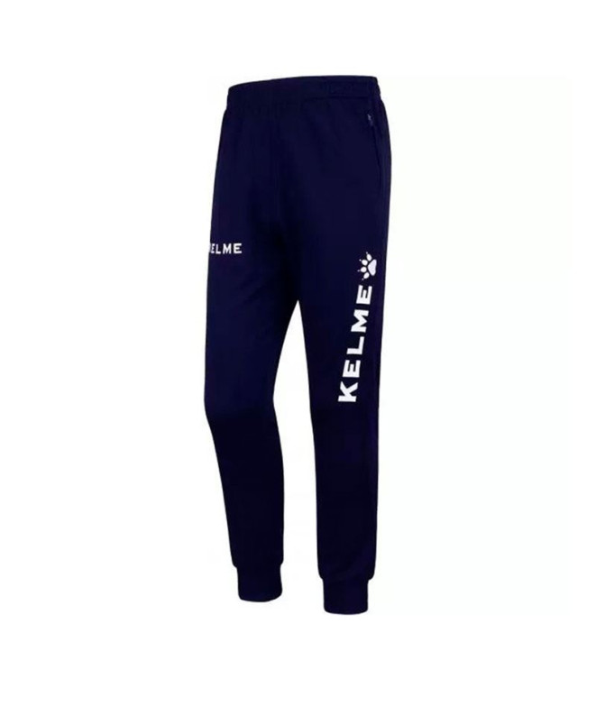 Pantalones de Fútbol Kelme Long Pant Global Infantil Marino/Blanco