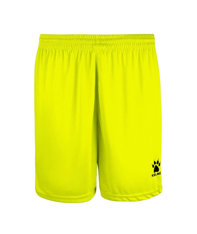 Pantalon de Football Kelme Short Global Enfant Jaune Néon