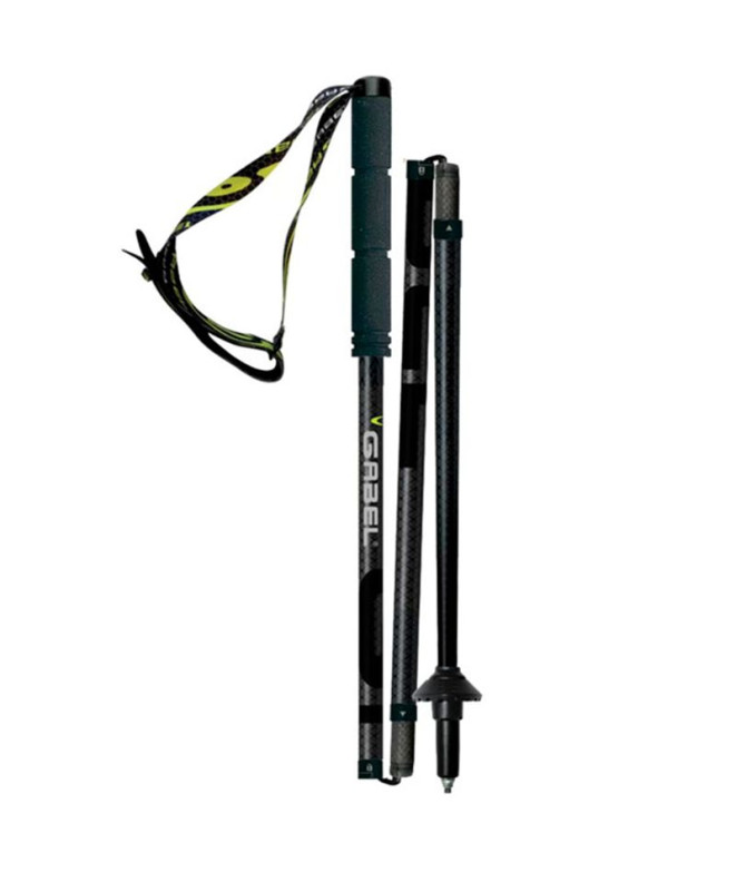 Bâton Gabel Viper 3S R (1 paire) Noir 125 cm