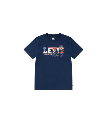 T-shirt Levi's Lvb Cast Off Enfant Dress Blues