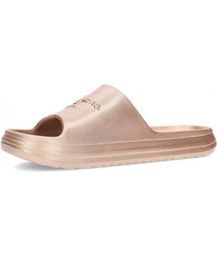 Sapatilhas Pepe Jeans Beach Slidemet Mulher Dourado 2