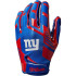 Luvas de Futebol Americano Wilson Ad Nfl Stretch Fit Ng Azul/Vermelho