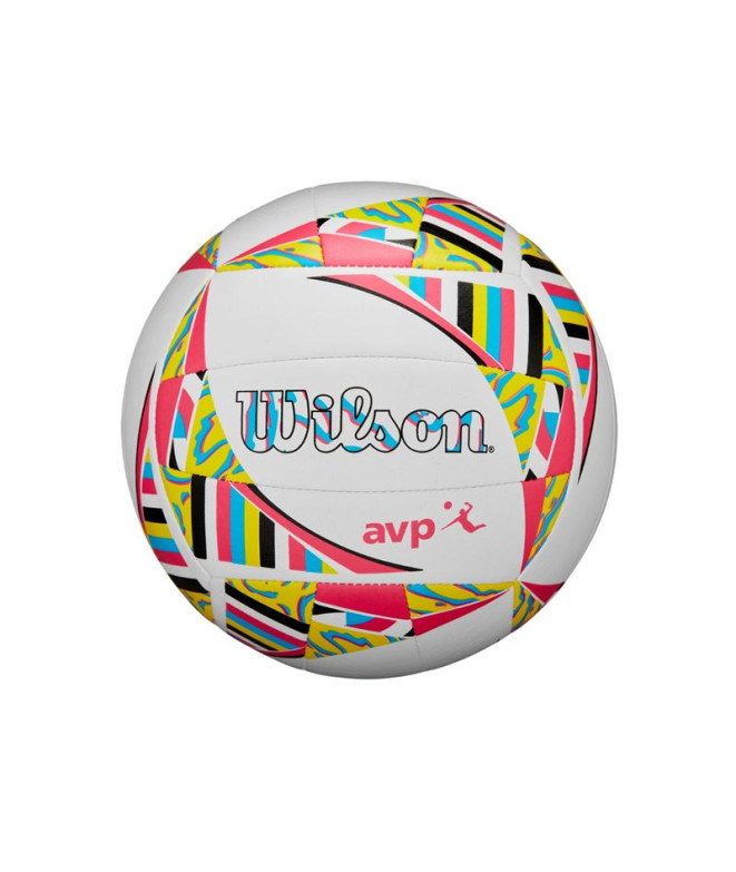 Pelota de Voleibol Wilson Avp Movement Vb New Blanco/Rosa/Amarillo