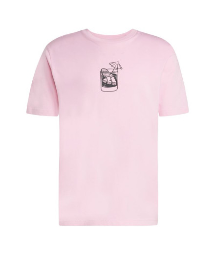 Camiseta adidas Drink Homem Rosa
