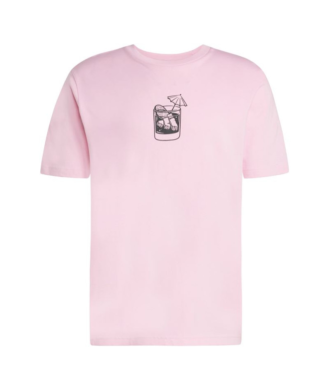 Camiseta adidas Drink Hombre Rosa