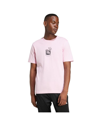 Camiseta adidas Drink Homem Rosa 2