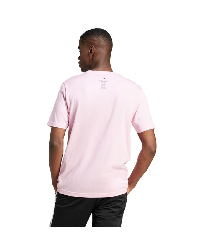 T-shirt adidas Drink Homme Rose