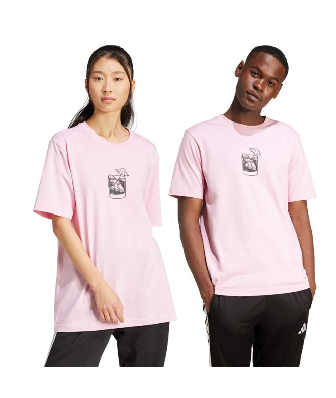 T-shirt adidas Drink Homme Rose