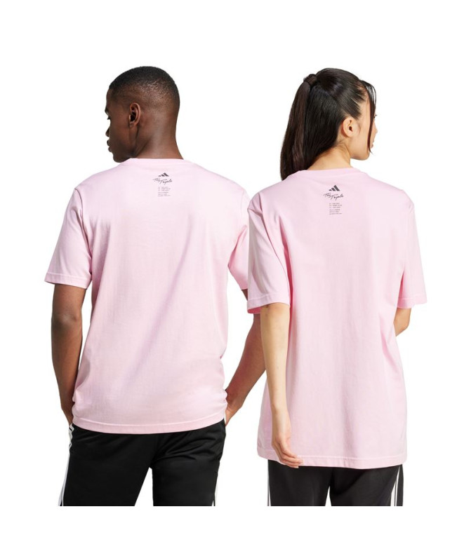 Camiseta adidas Drink Homem Rosa