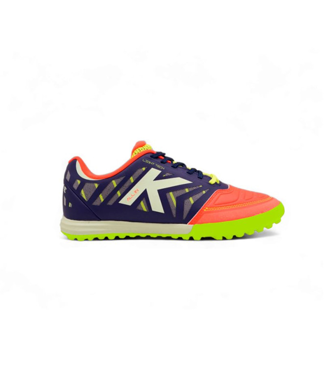 Bottes de football Kelme All In Turf Orange et Indigo