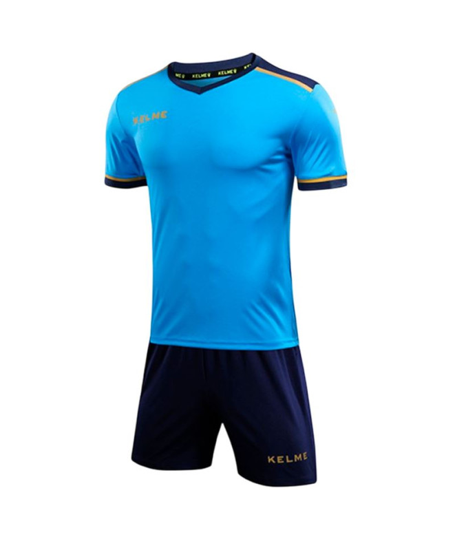 Conjunto de Fútbol Kelme Set Segovia Sr Hombre Azul-Dark Azul