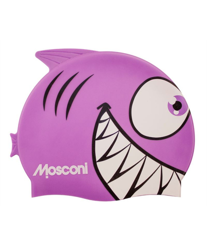 Boné de Natação Mosconi Shark Roxo Infantil