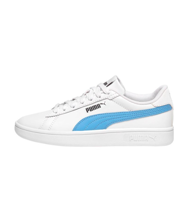 Sapatilhas Puma Smash 3.0 L Jr, Branco-Bliss Infantil