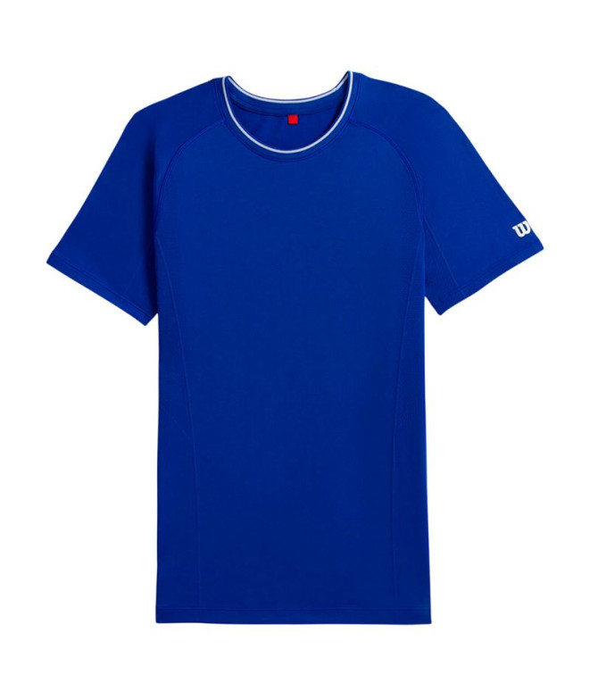 T-shirt de Pádel Wilson Team Seamless Crew Bleu Royal Homme