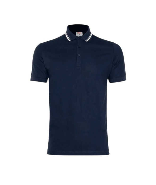 Polo de Pádel Wilson Team Pique Classic Navy Hombre