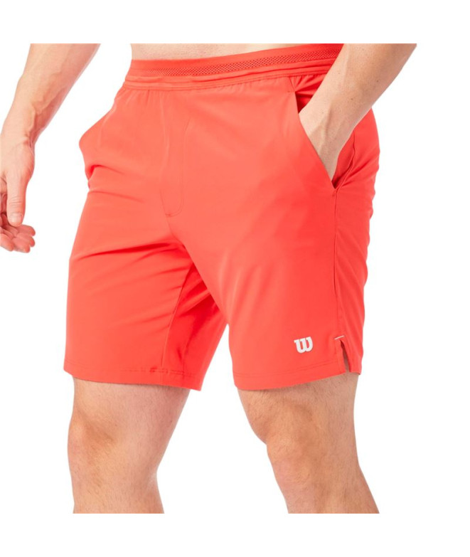 Pantalon de Pádel Wilson Team Short 7" Rouge Homme