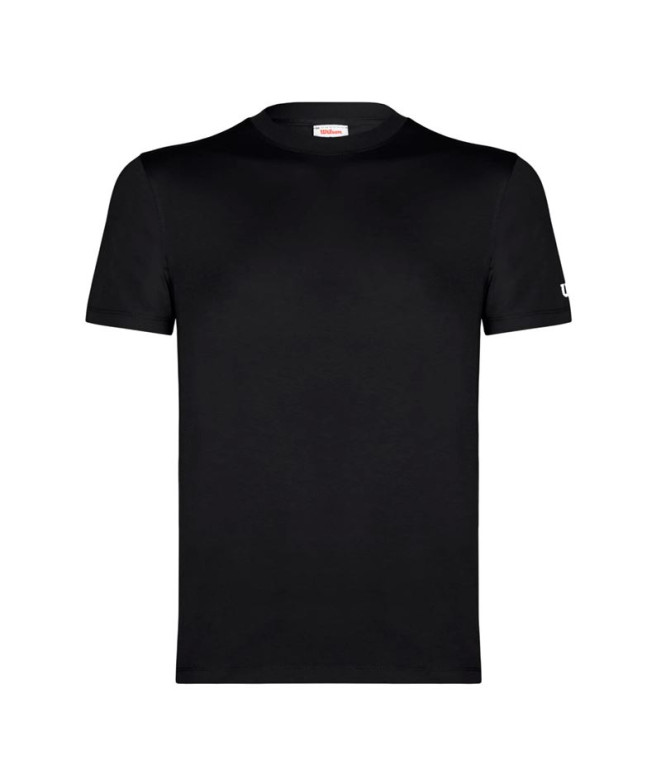 Camiseta de Pádel Wilson Team Graphic Preto Homem