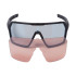 Lunettes de soleil de Cyclisme Endura Strack Glasses Set Pchromic Mb Homme Matt Noir