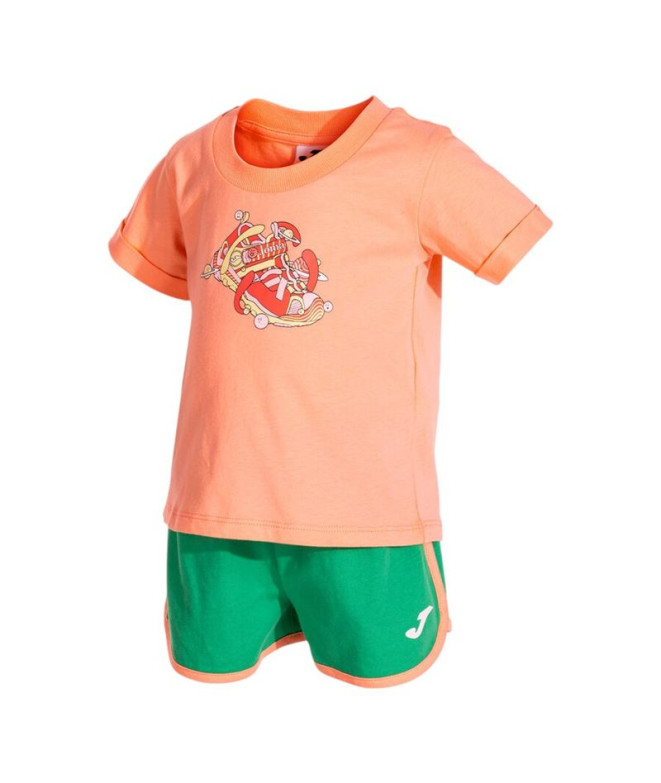 Fato de treino De Montanha Joma Camp Laranja Verde Infantil