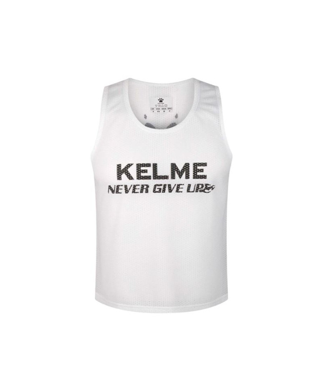 Ensemble de Football Kelme Pracrice Vest Enfant Enfant Blanc-Noir