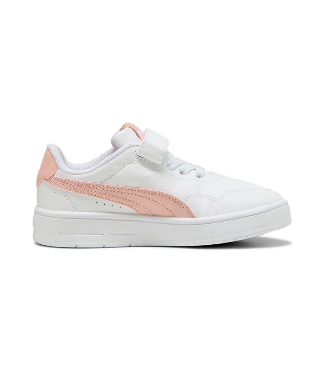 Sapatilhas Puma Court Lally Ac+ Ps, Branco Rosa, Menina