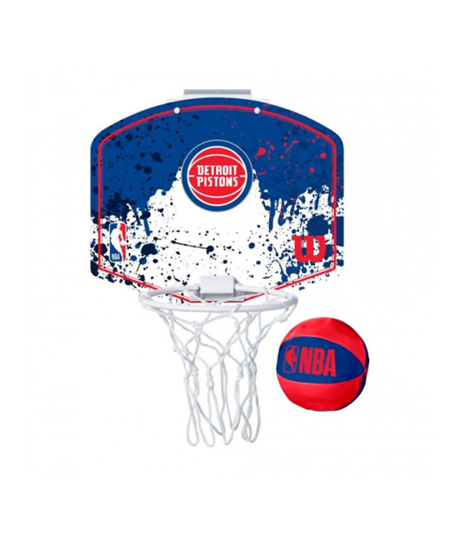 Set MINICANASTA WILSON TEAM MINI HOOP NBA PISTONS
