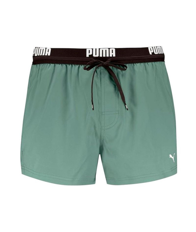 Bañador Puma Swim Logo Short Shorts 1P Hombre Verde