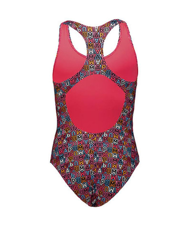 Fato de banho Puma Swim Girls Printed Swimsuit...