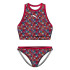 Bikini Puma Swim Girls Printed Set 1P Infantil Multicolor