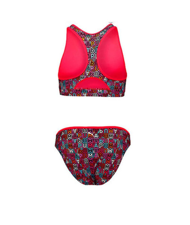 Biquíni Puma Swim Meninas Impresso Conjunto 1P...