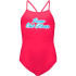 Bañador Puma Swim Girls Club House 1P Infantil Bright Rojo