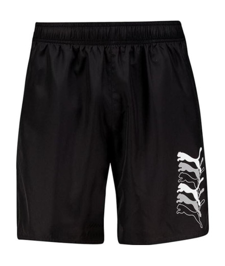 Bañador Puma Swim Cats Mid Negro Hombre Bañador Puma Swim Cats Mid Negro Hombre