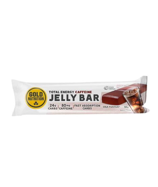 Barre Gold Nutrition Jelly Bar Caféine Cola - 30 G