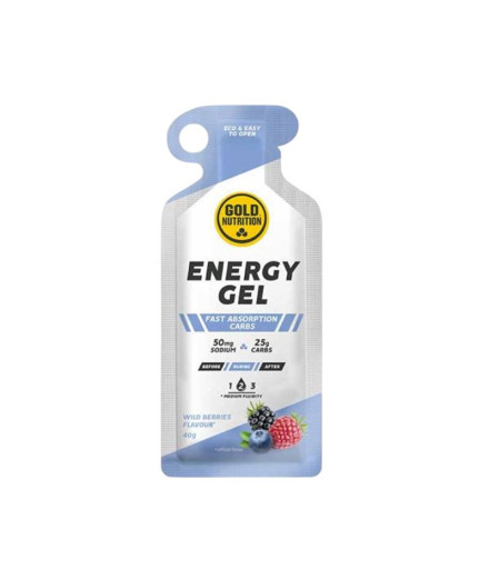 Gel Gold Nutrition Energy Gel Bayas silvestres - 40 G