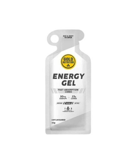 Gel Gold Nutrition Energia Gel Sem sabor - 40 G