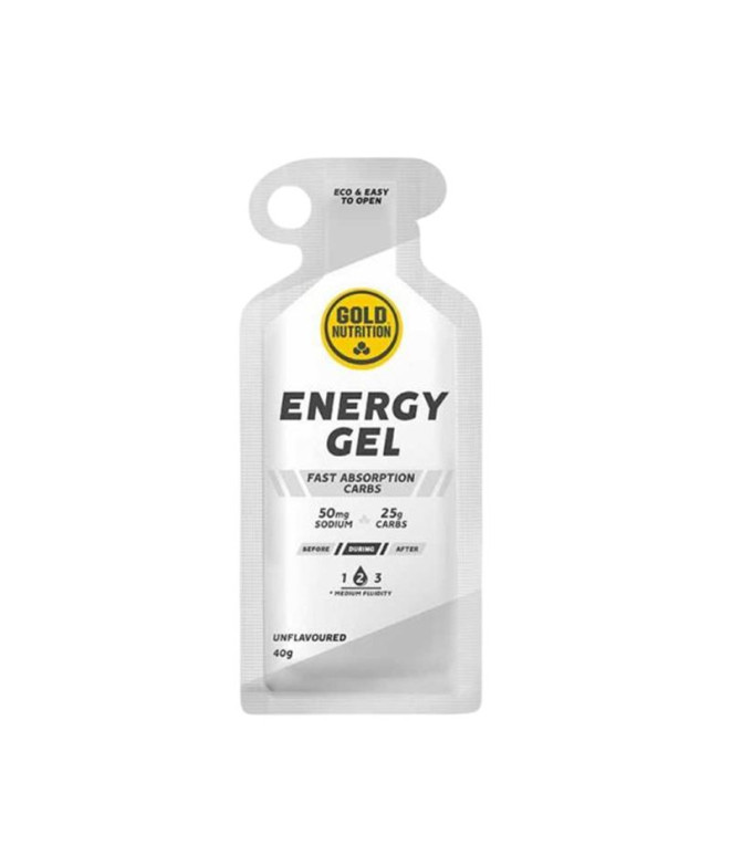Gel Gold Nutrition Énergie Gel Sans saveur - 40 G