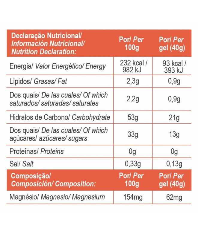 Gel Gold Nutrition Long Lasting Gel Manga - 40 G