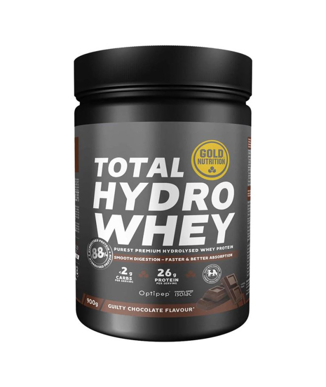 Proteína Gold Nutrition Total Hydro Whey Chocolate - 900 G